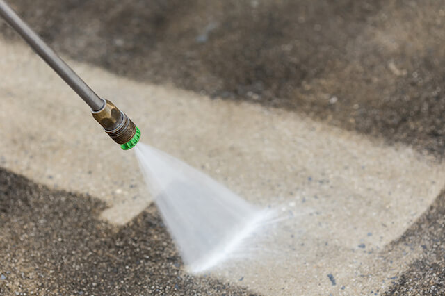 parking lot pressure washing in rocklin