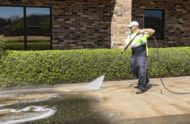 commercial concrete cleaning in rocklin